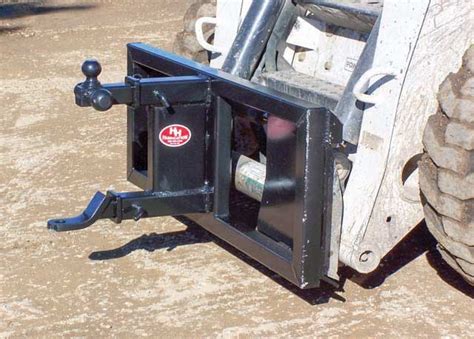 trailer hitch for skid steer|skid steer hitch attachments.